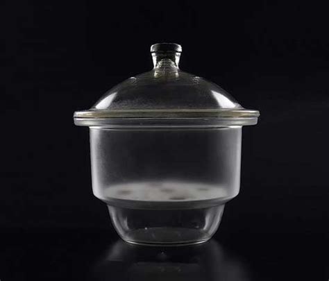 Desiccator with Porcelain Plate Clear Glass or Amber Glass - Acyuan glassware