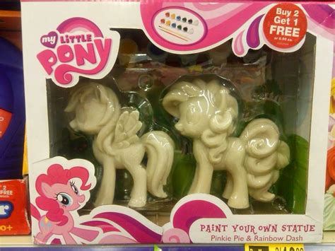 Paint Your Own Statue Pinkie Pie and Rainbow Dash | MLP Merch