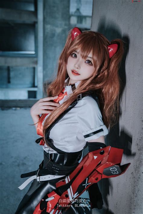 Blacqkl (白莉爱吃巧克力) cosplay Asuka Langley Soryu - Evangelion "93 photos" - Cosplaytele