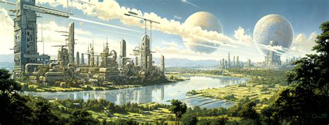 SciFi City Landscape 013 by LowThunders on DeviantArt