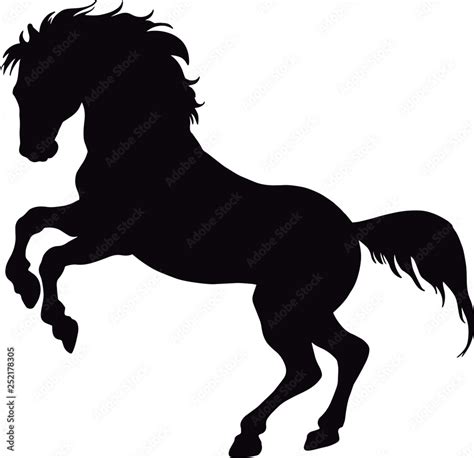 horse vector silhouette - Vector Stock Vector | Adobe Stock