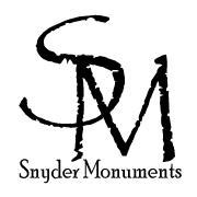 Snyder Monuments | Alto MI