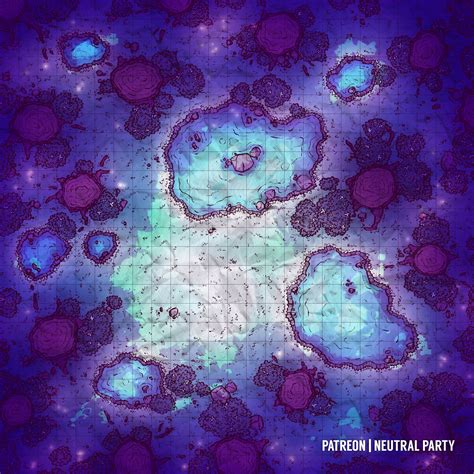 [OC][Art] Feywild Clearing Battlemap : r/DnD