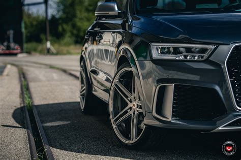 King of Convenience: Black Audi Q3 Quattro on Vossen Wheels — CARiD.com ...