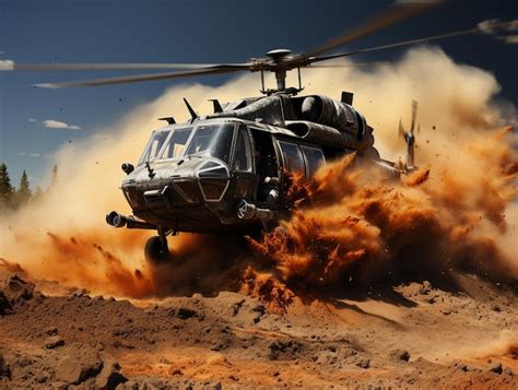 Black hawk helicopterHD 8K wallpaper Stock Photographic Image | Premium ...