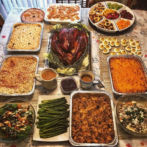 This was our Thanksgiving spread last year. What’s on your menu for ...