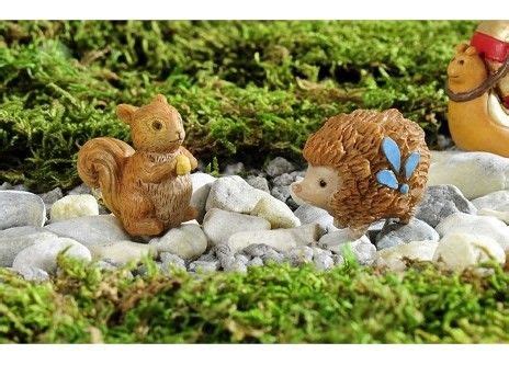 Enchanted Forest Animals Set of 2 in 2020 | Fairy garden animals, Fairy garden ideas enchanted ...