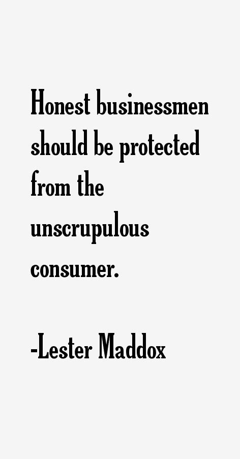 Lester Maddox Quotes & Sayings