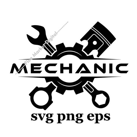 Auto Repair Mechanic Garage Logo SVG PNG EPS Clipart - Etsy