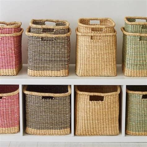 Woven Storage Baskets For Shelves 31