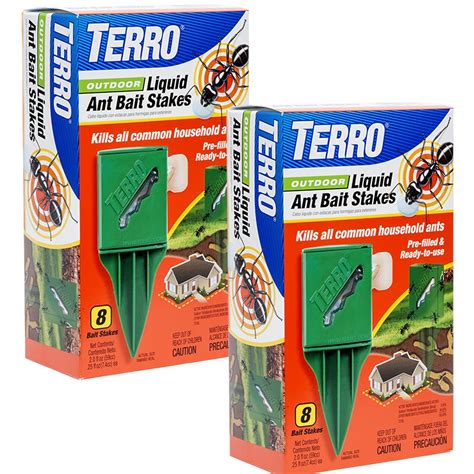 Amazon.com : Terro T1812-2 Outdoor Liquid Ant Killer Bait Stakes (2 ...