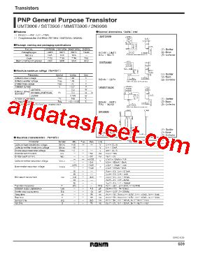 2N3906 Datasheet(PDF) - Rohm