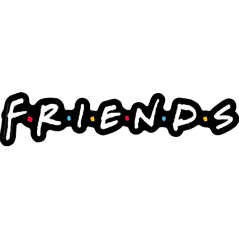 Friends Logo - Vinyl Sticker at Sticker Shoppe