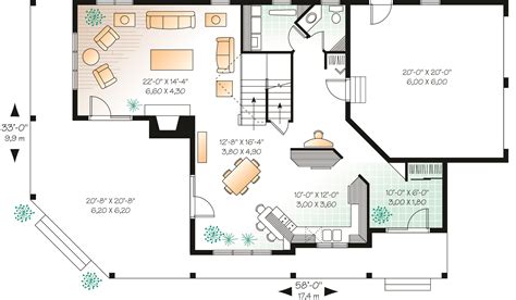 Wonderful Wrap Around Porch First Floor Plan - SDL Custom Homes