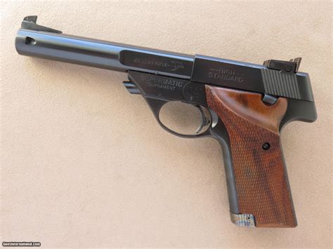 High Standard 107 Series Tournament Military Pistol, Cal. .22 LR SOLD