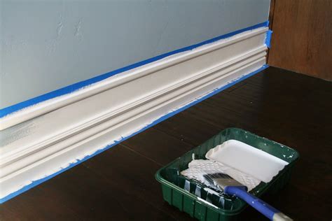 DIY Why Spend More: Faux tall baseboards