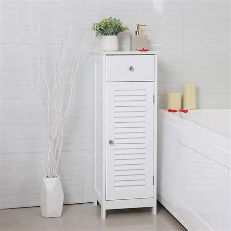 Bathroom Storage Floor Cabinets White – Everything Bathroom