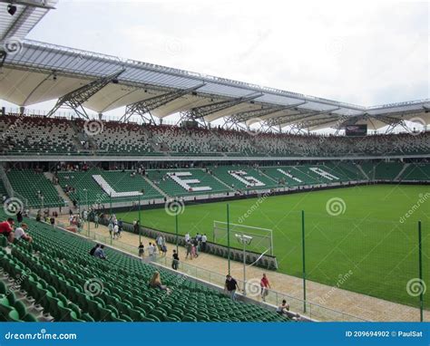 Legia Warsaw Stadium Of Marshal Jozef Pilsudski Legia Warszawa, Poland ...