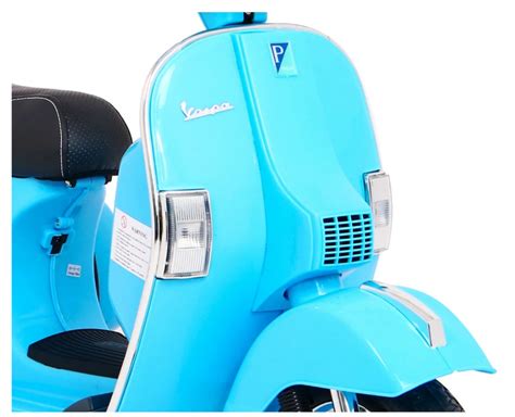 12V Moto Vespa Electric Scooter with Trunk Blue – Toys4Kidz – Kids Online Toy Shop Malta