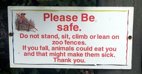 43 Funny Zoo Signs Which Probably Have Some Incredible Stories Behind Them | Bored Panda