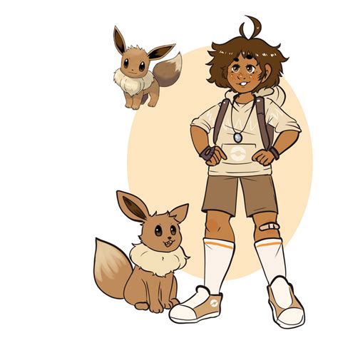 Eevee Gijinka! by FandomTrashCat on DeviantArt