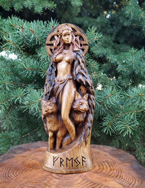 Freya Statue Freyja Vanadís Norse Goddess Viking God - Etsy