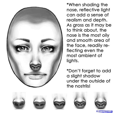 how to shade a face - how it shows to shade in the picture is a bit dramatic but otherwise very ...