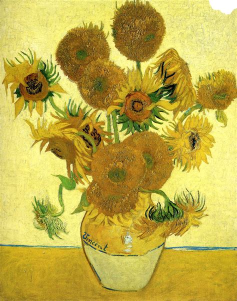 Sunflowers 1888 Vincent Van Gogh Paintings
