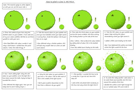 Pixel Shading Techniques for MS Paint by Miolene on DeviantArt