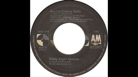 38 Special Second Chance 1989 - YouTube