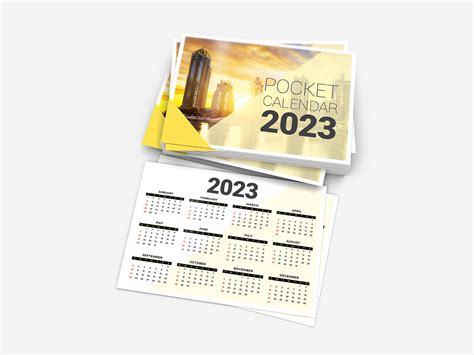 Pocket Calendars - Buy Custom Printed Double Page Wall Calendars Online in India - Inkmonk.com