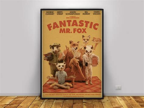 Fantastic Mr. Fox Poster Wall Art Wall Prints Home Decor - Etsy