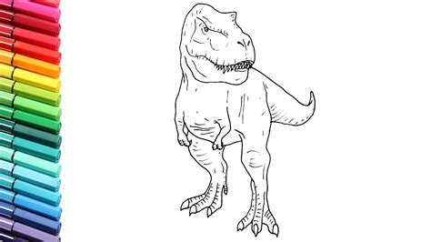 How To Draw T Rex Jurassic World