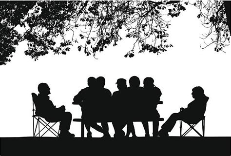 Silhouette Of Black Family Reunion Illustrations, Royalty-Free Vector ...