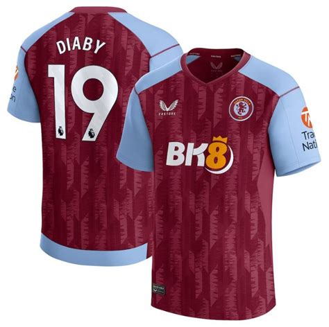 Diaby Aston Villa 23/24 Home Jersey - SoccerArmor