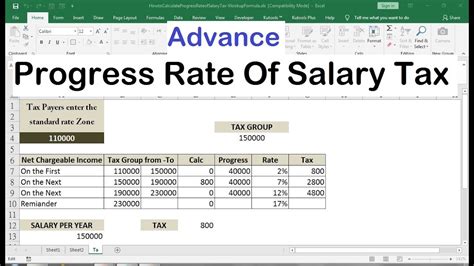 Tax Excel Template