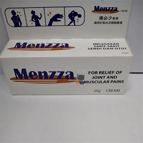 Menzza pain cream 25g | Shopee Malaysia