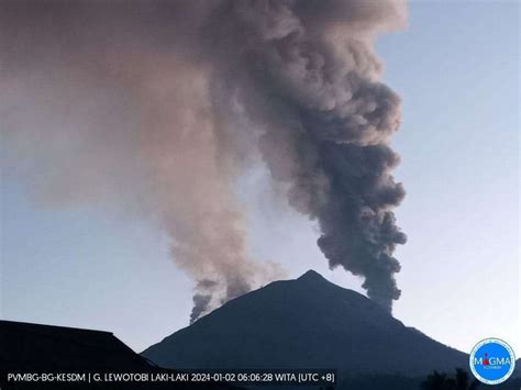 RRI.co.id - Gunung Lewotobi Erupsi ,Warga Mulai mengungsi