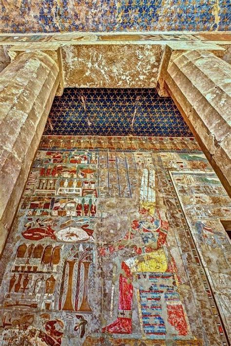 Inside the Temple of Queen Hatshepsut, Dier El Bahari. 18th dynasty, 1478–1458 BC. | Egypt ...