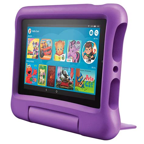 Tablet Infantil AMAZON Fire 7 Kids NUEVA 7" 16GB Funda Protectora Original con Soporte - Púrpura ...