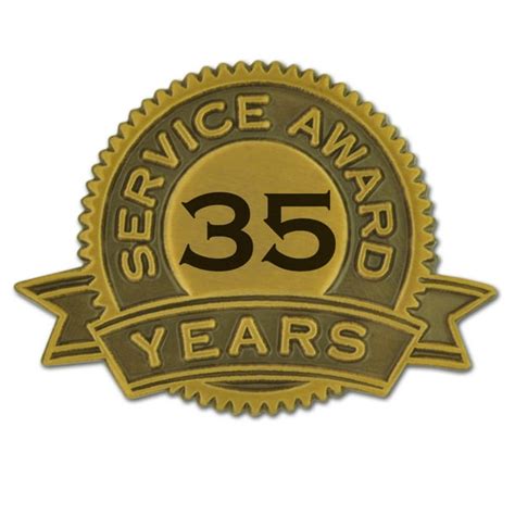 PinMart's 35 Years of Service Award Lapel Pin - Walmart.com - Walmart.com