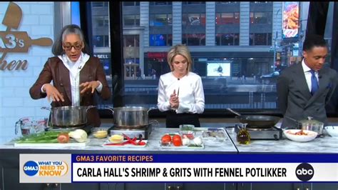 Best of GMA3: Recipes Revealed: Carla Hall | shrimp, recipe, celebrity ...