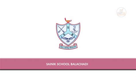 Sainik School Balachadi Invites Application for the Post of Post Graduate Teachers, Trained ...