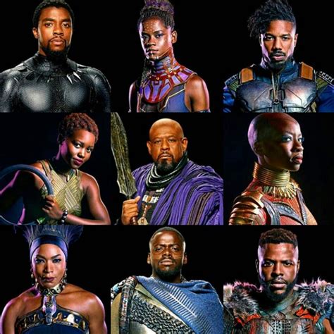 Beautiful Cast of Black Panther | Black panther art, Black panther, Black panther chadwick boseman