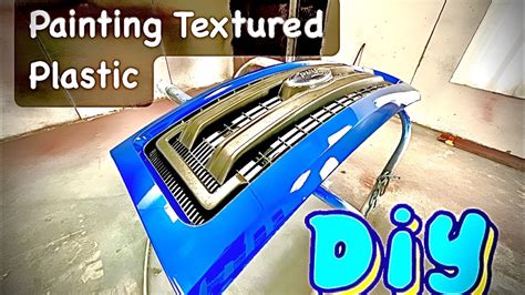 📌HOW TO Paint Textured Plastic Parts 💥 Grilles, Bumpers, Mirrors, Door ...