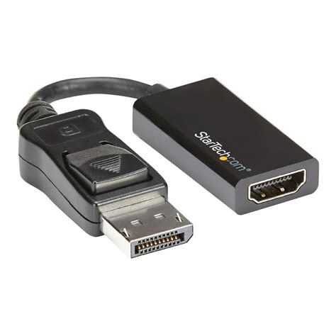 StarTech.com DisplayPort to HDMI Adapter - DP to HDMI - 4K 60Hz ...