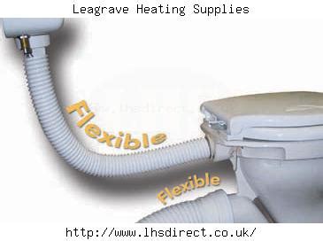 Flexible flush pipe set 2" FLEXP2 - wirquin flexiflush 59050001 - Leagrave Heating Supplies