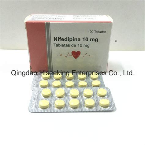 GMP Certified Pharmaceutical Chemicals Nifedipine Tablet 10mg, Human Medicine Tablets - China ...