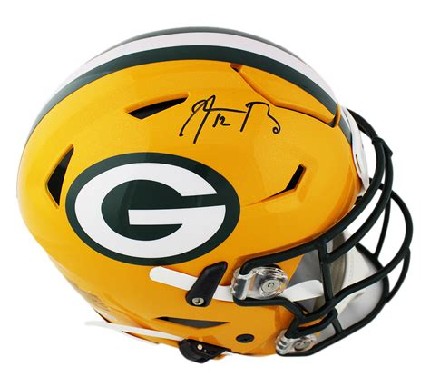 Aaron Rodgers Signed Packers Full-Size Authentic On-Field SpeedFlex Helmet (Radtke) | Pristine ...