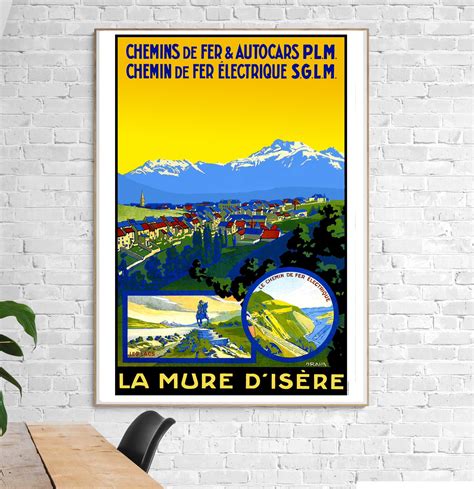 Affiche La Mure d'Isère - Affiche Vintage